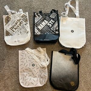 Lot of 5 Lululemon Bags